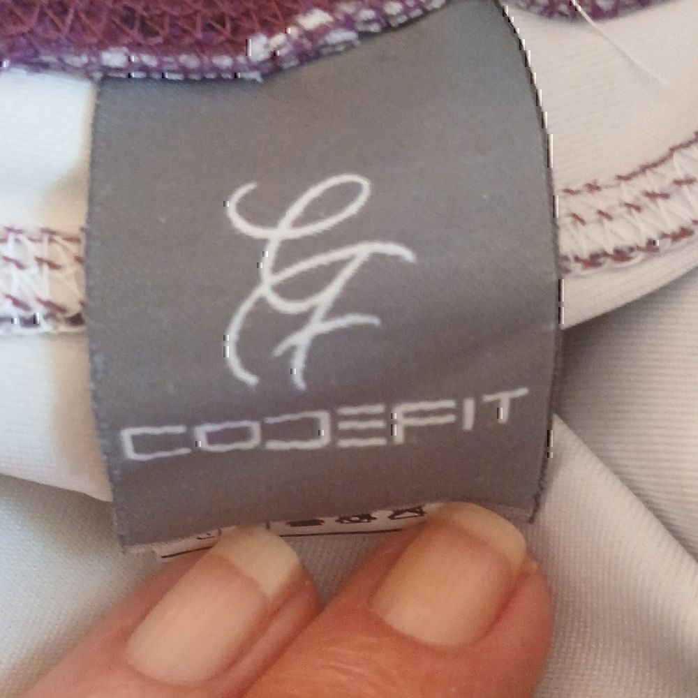 🔟CodeFit Top Trend Unique Wave Ombre Pattern. PINK/PURPLE Size L. Tummy control - Picture 10 of 12